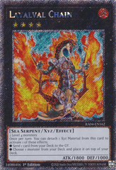 Lavalval Chain - RA04-EN162 - (Platinum Secret Rare) - 1st Edition